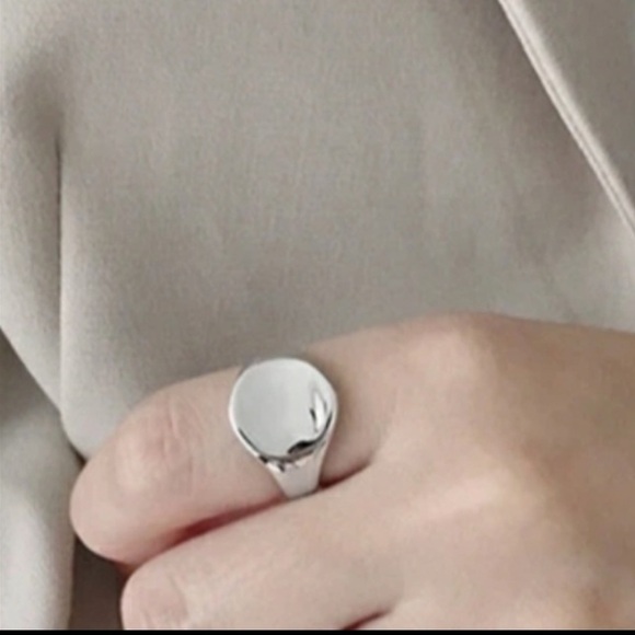 Free people 925 Silver SIGNET RING - Picture 8 of 8